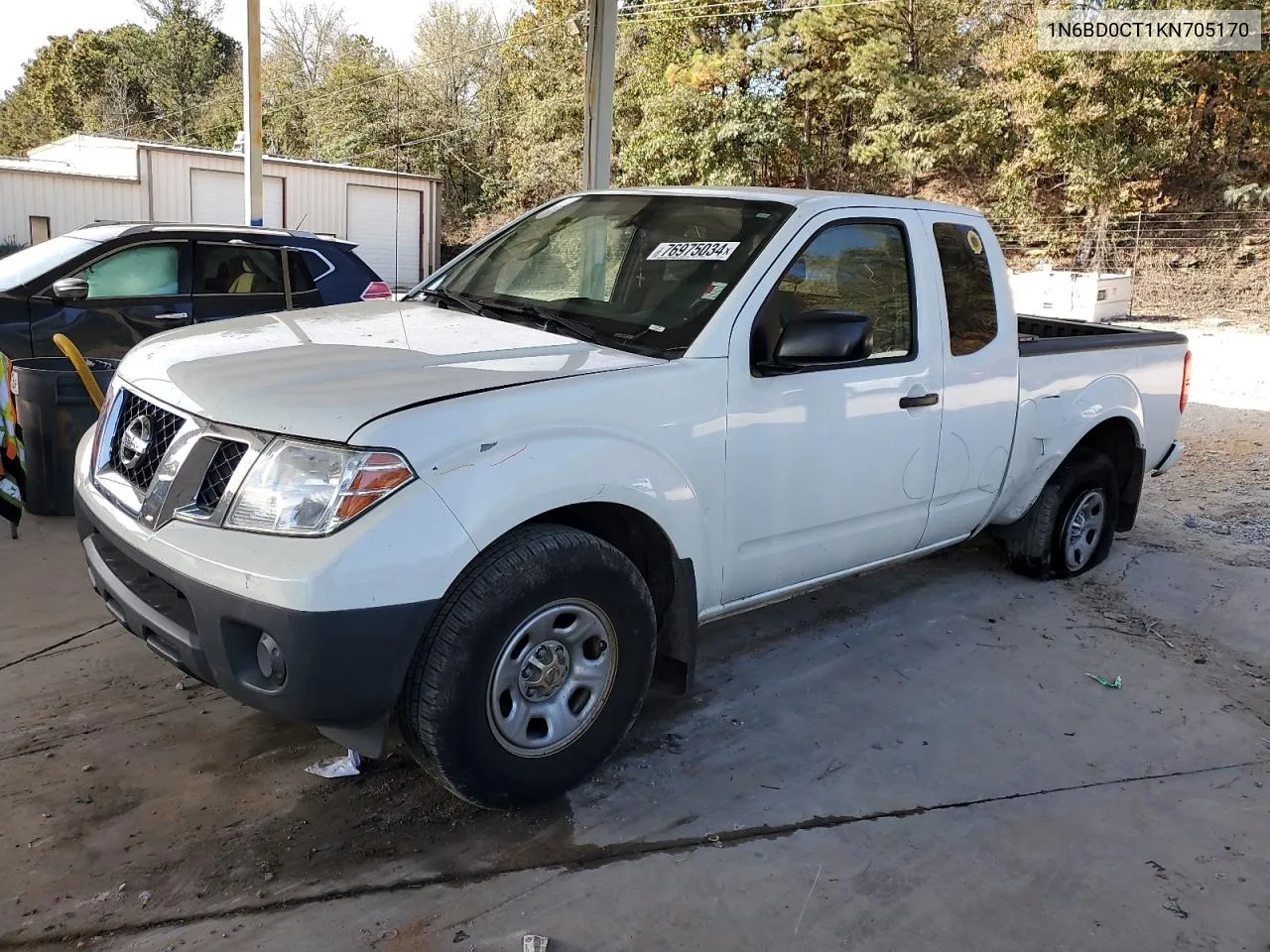 2019 Nissan Frontier S VIN: 1N6BD0CT1KN705170 Lot: 76975034