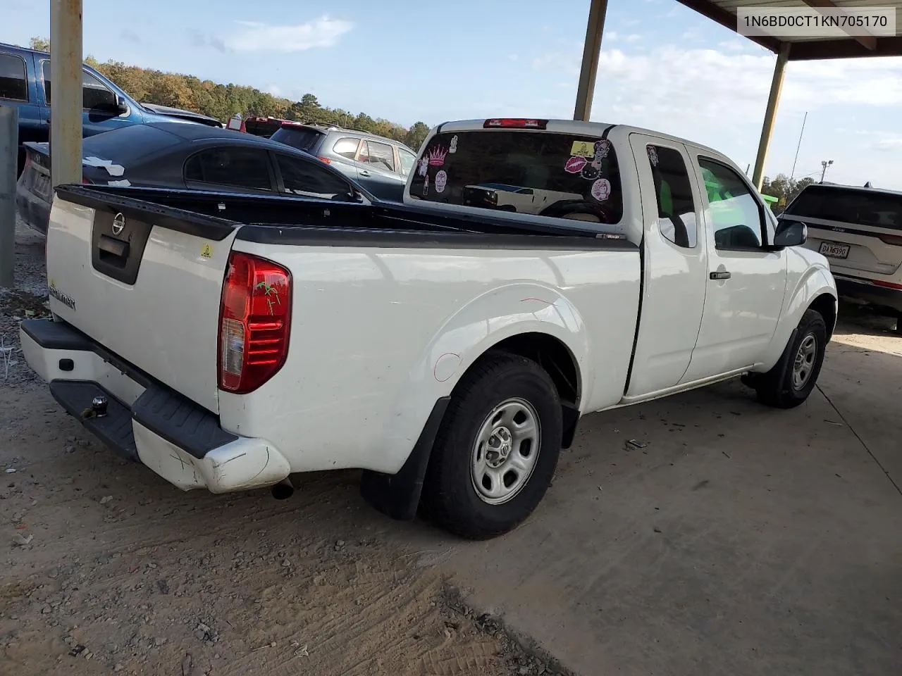 2019 Nissan Frontier S VIN: 1N6BD0CT1KN705170 Lot: 76975034