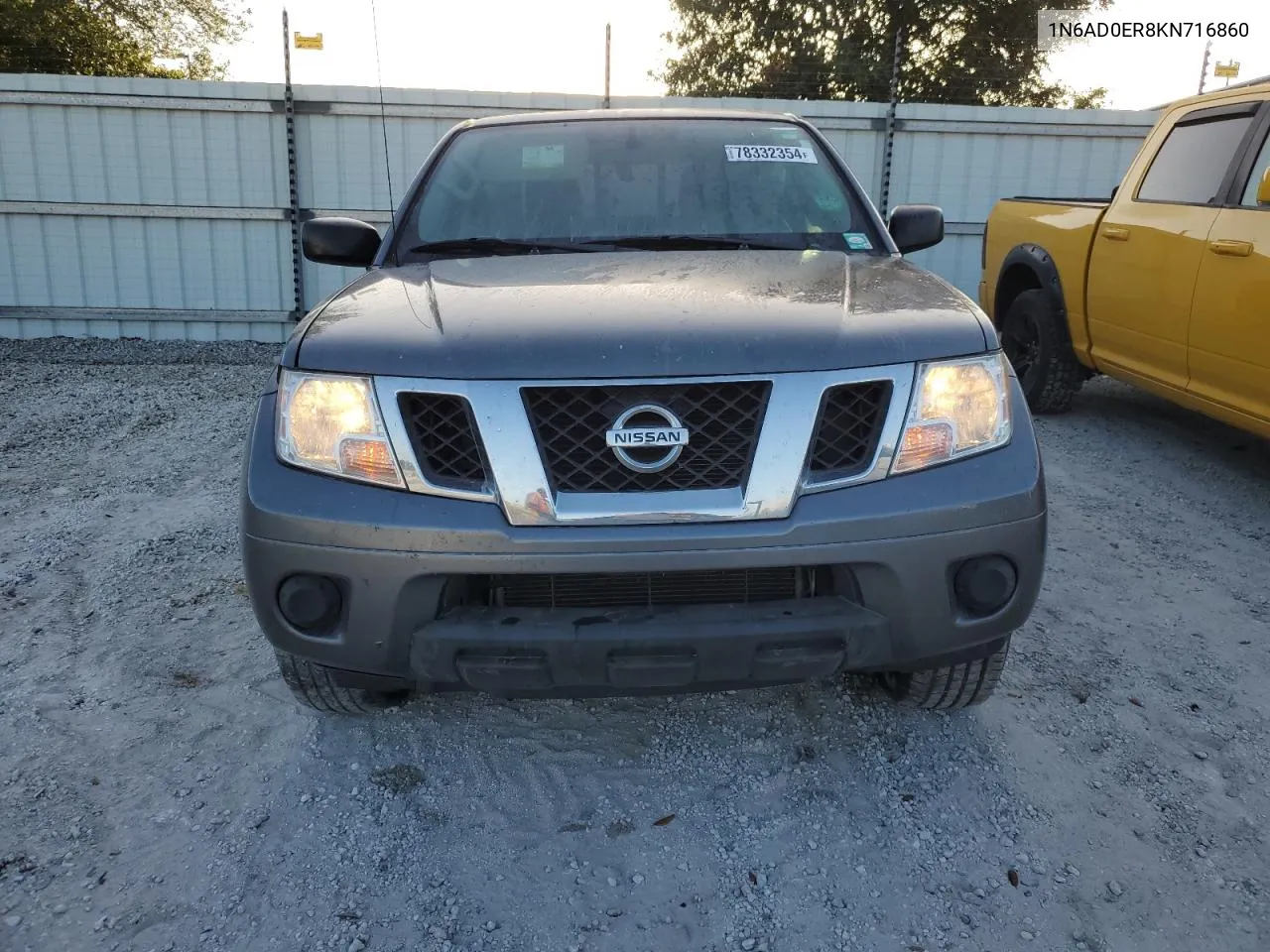 2019 Nissan Frontier S VIN: 1N6AD0ER8KN716860 Lot: 78332354