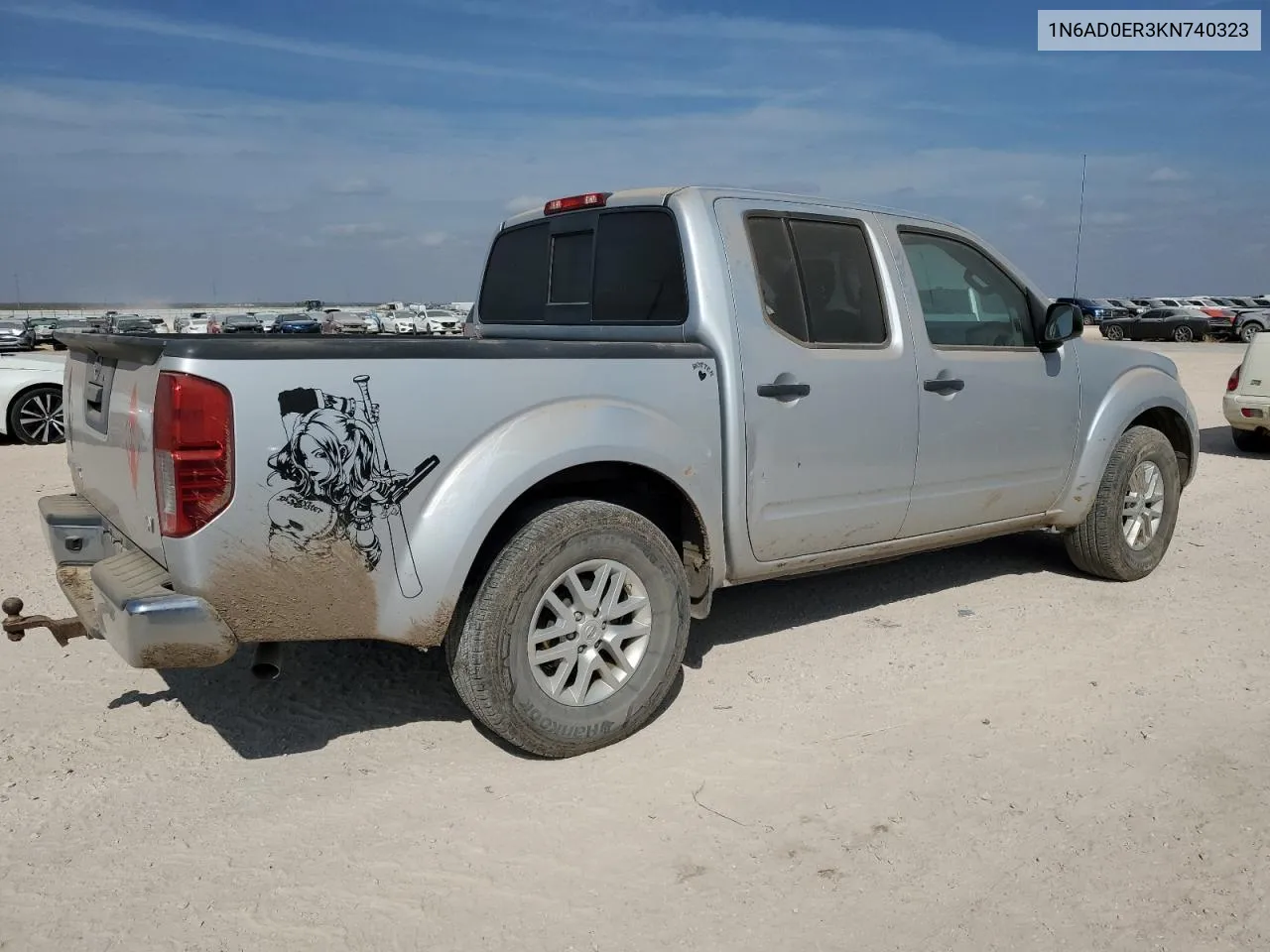 2019 Nissan Frontier S VIN: 1N6AD0ER3KN740323 Lot: 78482754