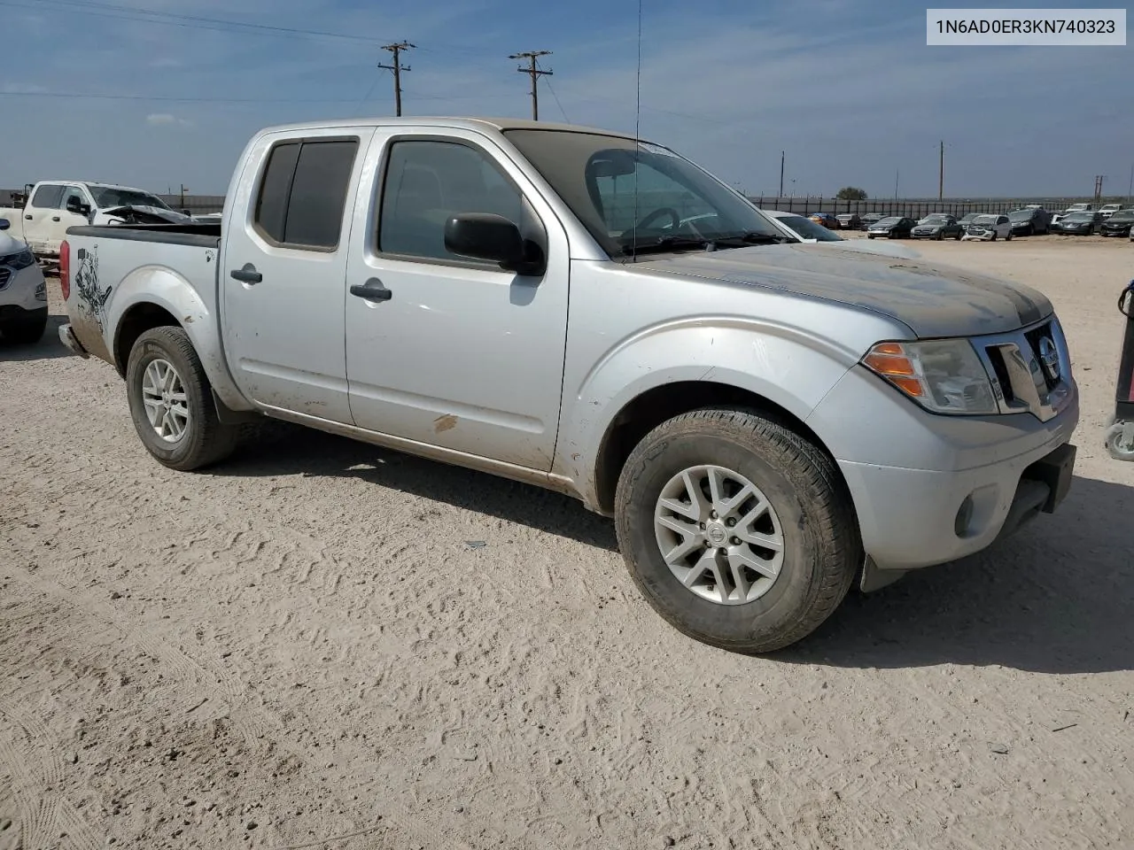 2019 Nissan Frontier S VIN: 1N6AD0ER3KN740323 Lot: 78482754