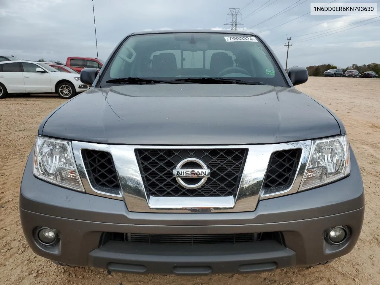 2019 Nissan Frontier S VIN: 1N6DD0ER6KN793630 Lot: 79803324