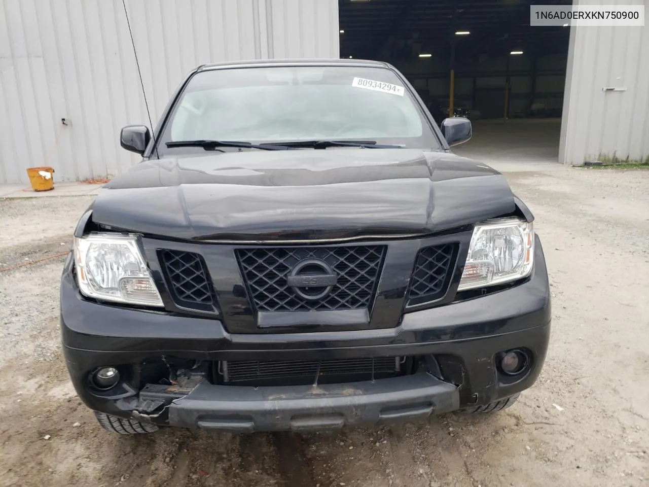 2019 Nissan Frontier S VIN: 1N6AD0ERXKN750900 Lot: 80934294