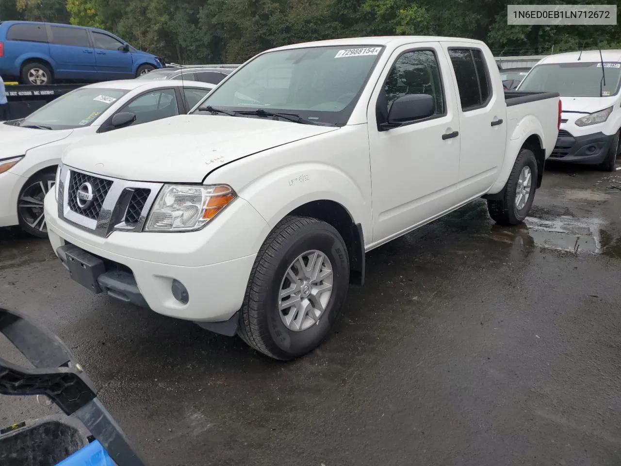 2020 Nissan Frontier S VIN: 1N6ED0EB1LN712672 Lot: 72988154