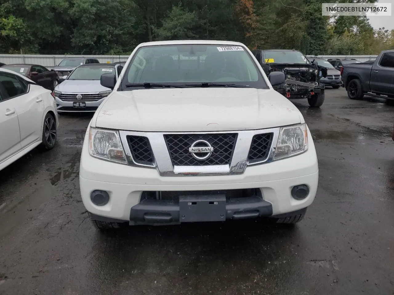 2020 Nissan Frontier S VIN: 1N6ED0EB1LN712672 Lot: 72988154