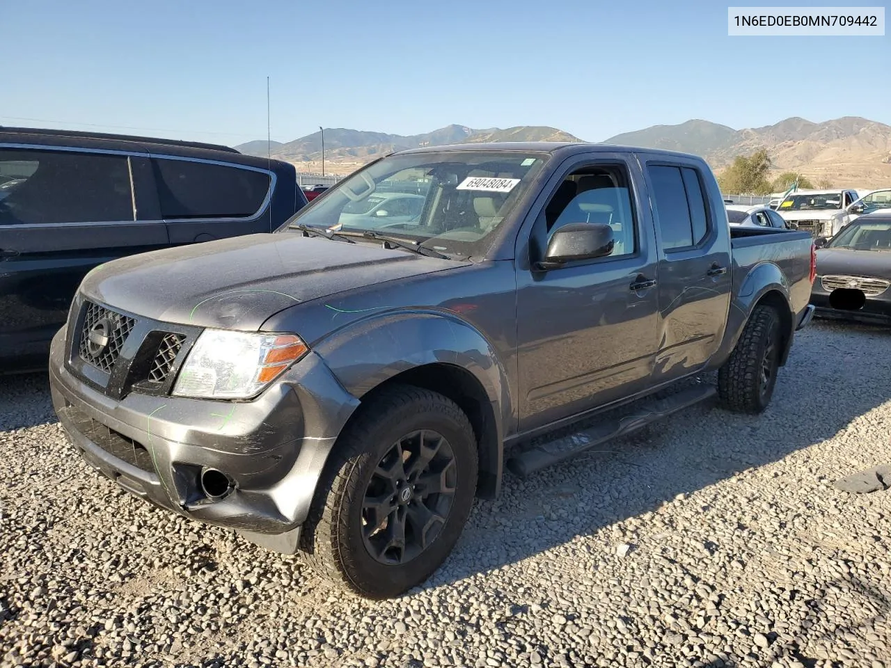 2021 Nissan Frontier S VIN: 1N6ED0EB0MN709442 Lot: 69048084