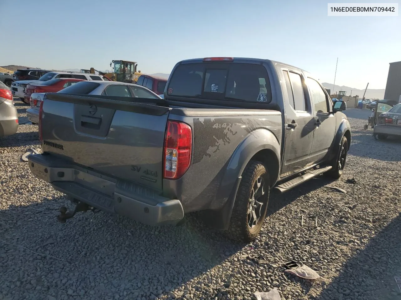 2021 Nissan Frontier S VIN: 1N6ED0EB0MN709442 Lot: 69048084