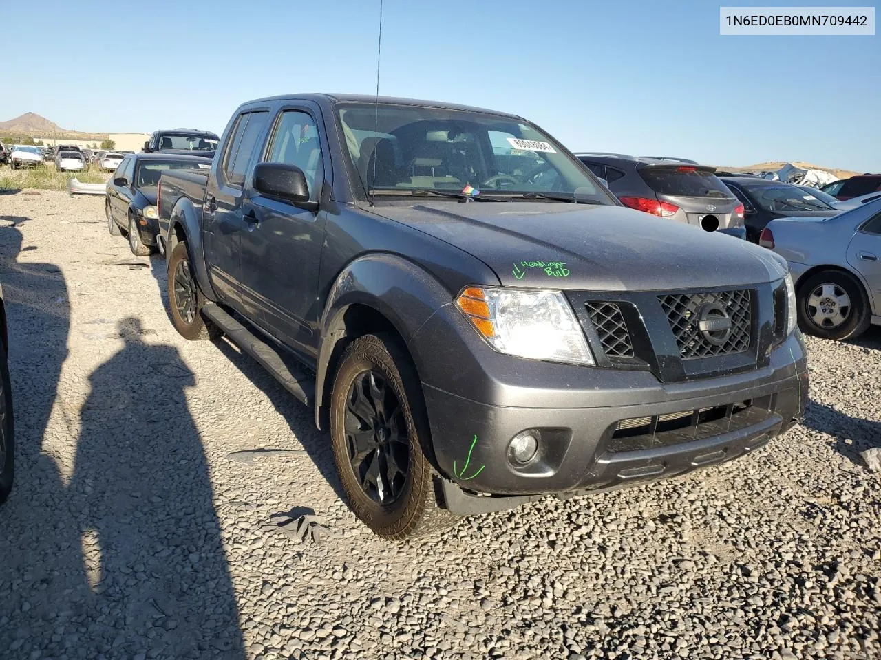 2021 Nissan Frontier S VIN: 1N6ED0EB0MN709442 Lot: 69048084