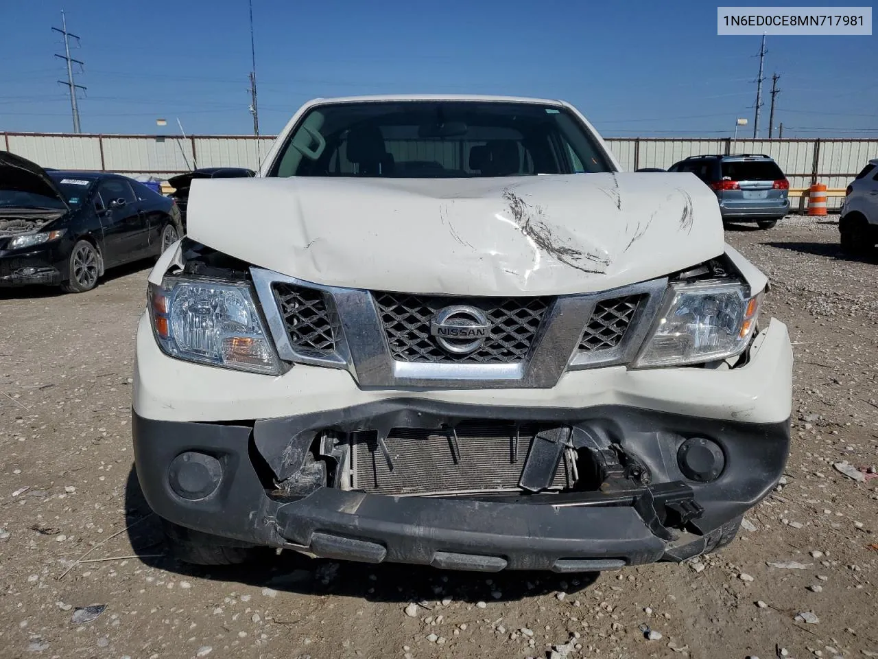 2021 Nissan Frontier S VIN: 1N6ED0CE8MN717981 Lot: 78837034