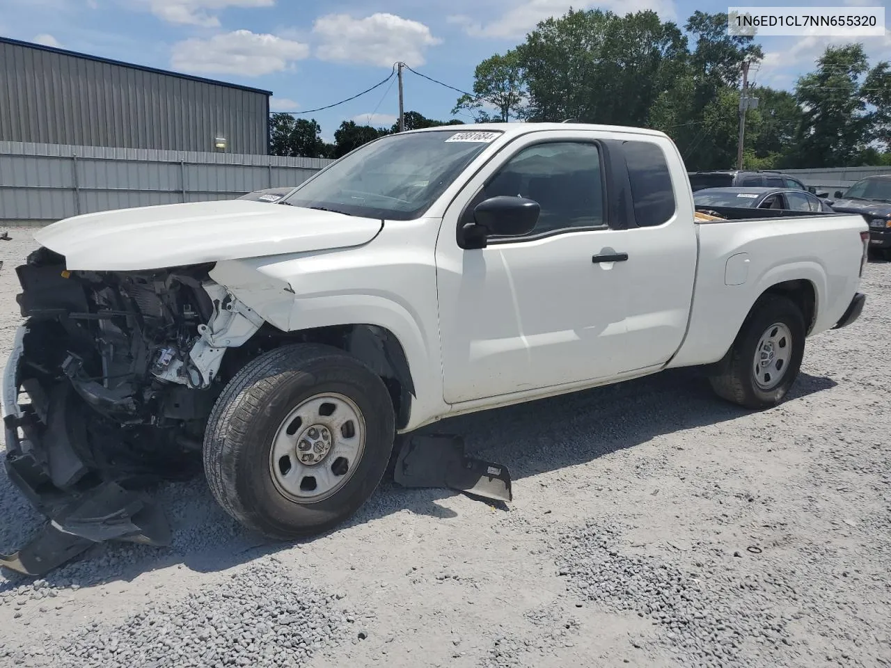 2022 Nissan Frontier S VIN: 1N6ED1CL7NN655320 Lot: 59881684