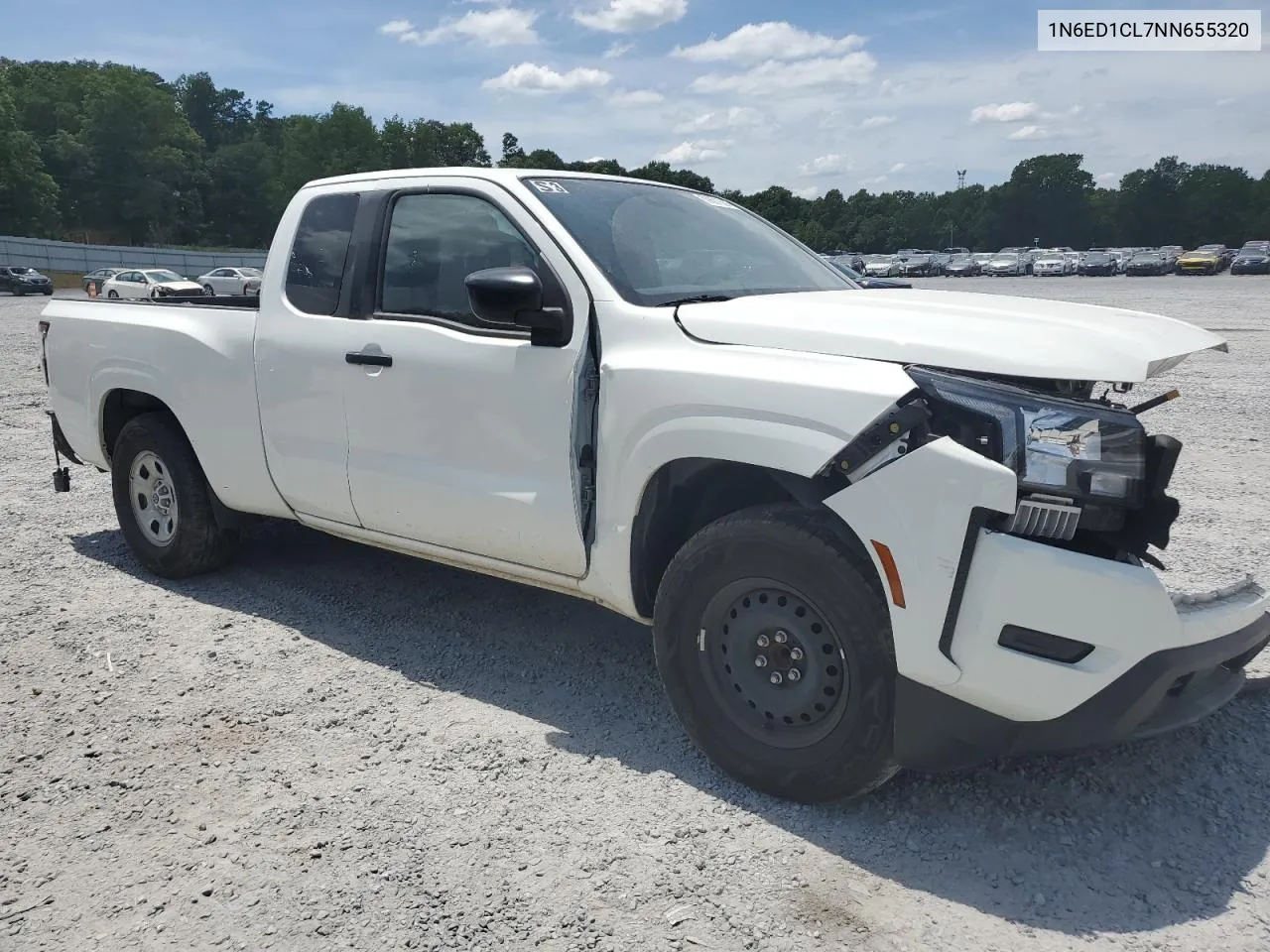 2022 Nissan Frontier S VIN: 1N6ED1CL7NN655320 Lot: 59881684