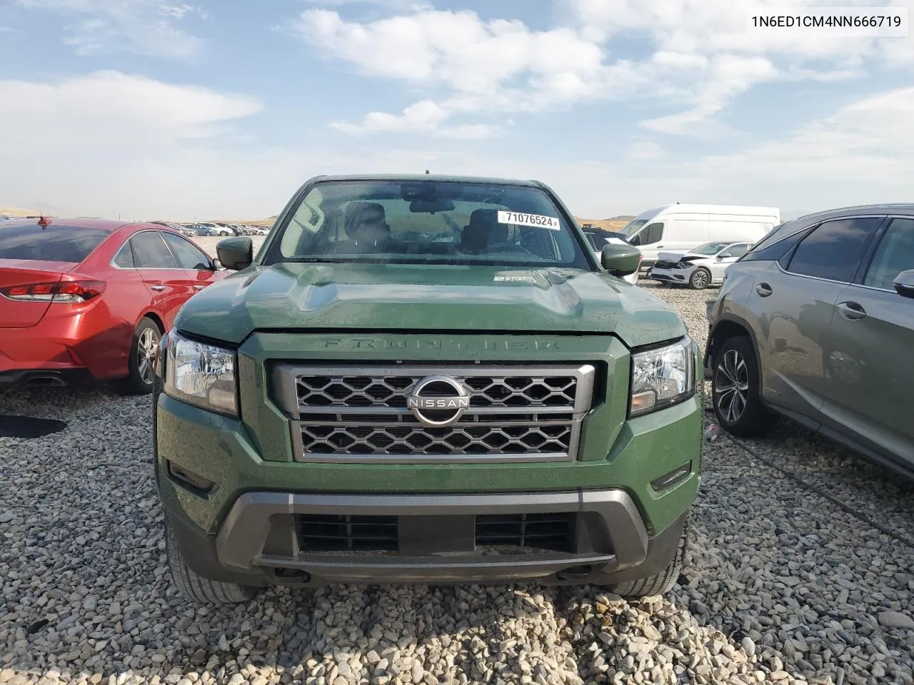 2022 Nissan Frontier S VIN: 1N6ED1CM4NN666719 Lot: 71076524