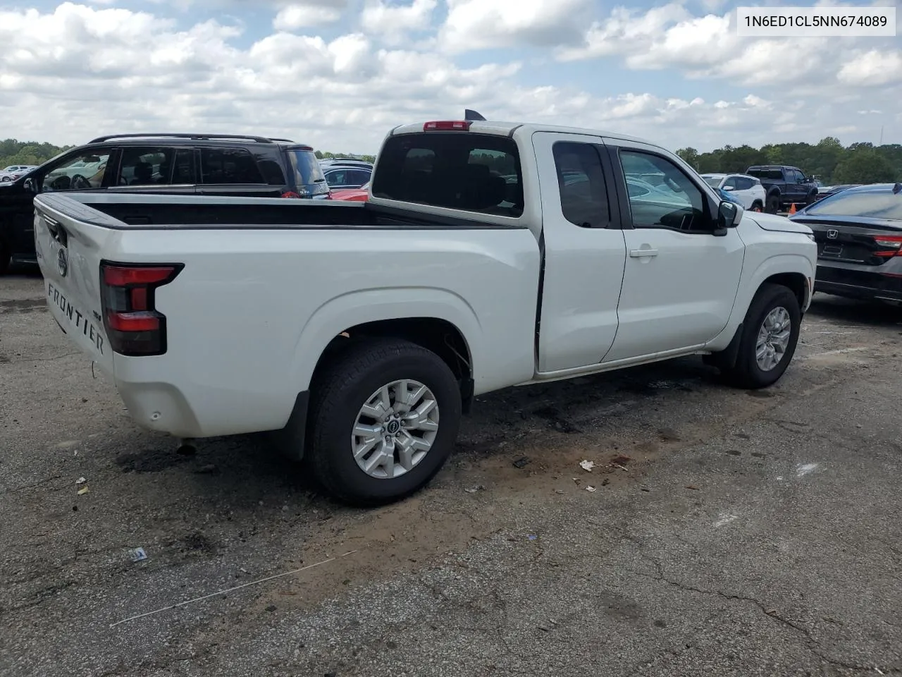 2022 Nissan Frontier S VIN: 1N6ED1CL5NN674089 Lot: 71232204