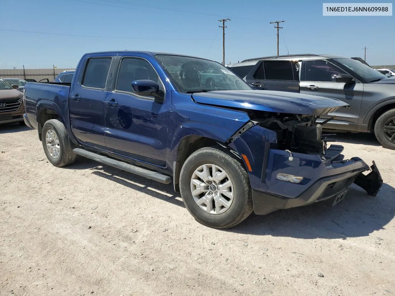 2022 Nissan Frontier S VIN: 1N6ED1EJ6NN609988 Lot: 71820774