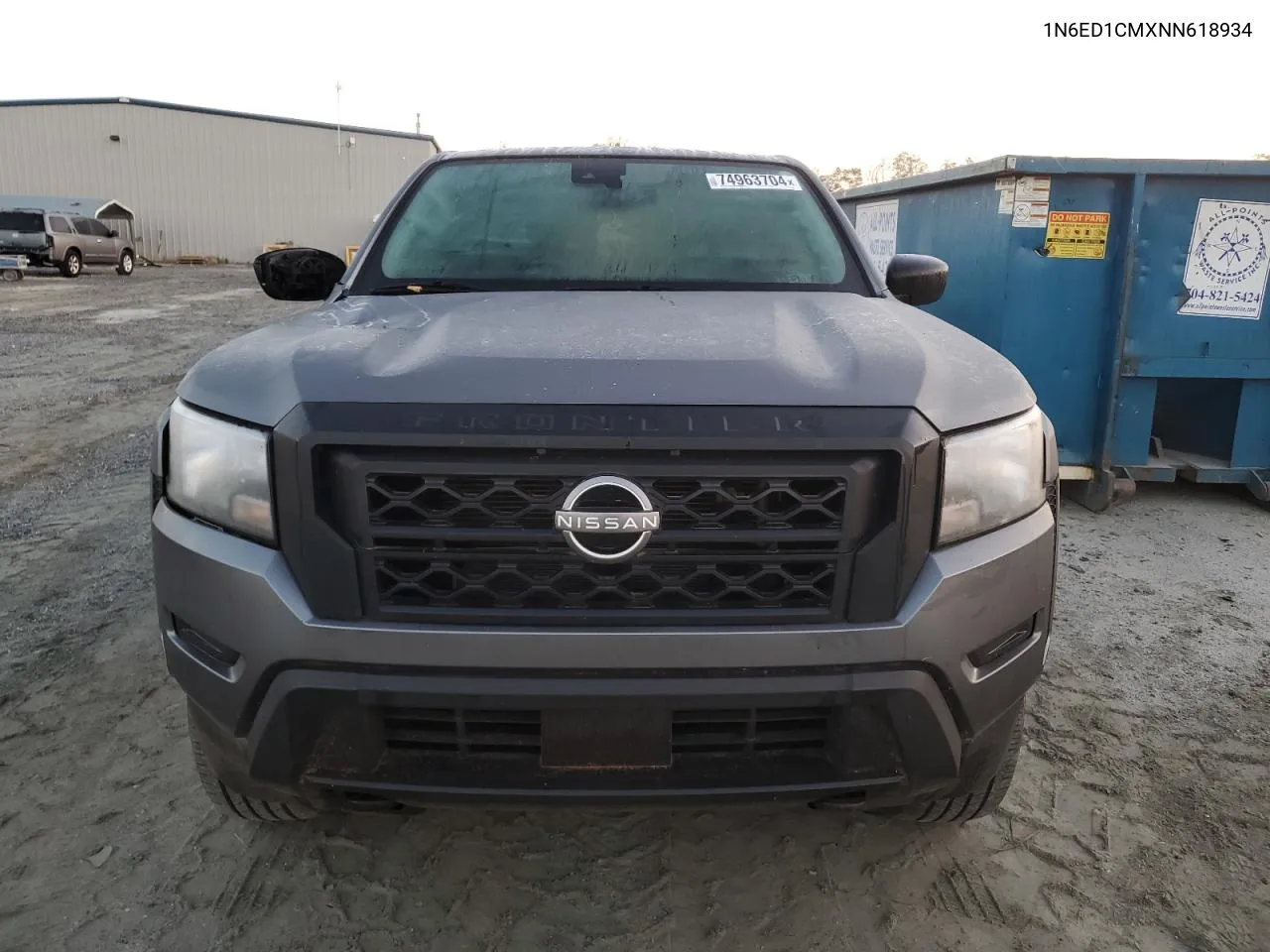 2022 Nissan Frontier S VIN: 1N6ED1CMXNN618934 Lot: 74963704