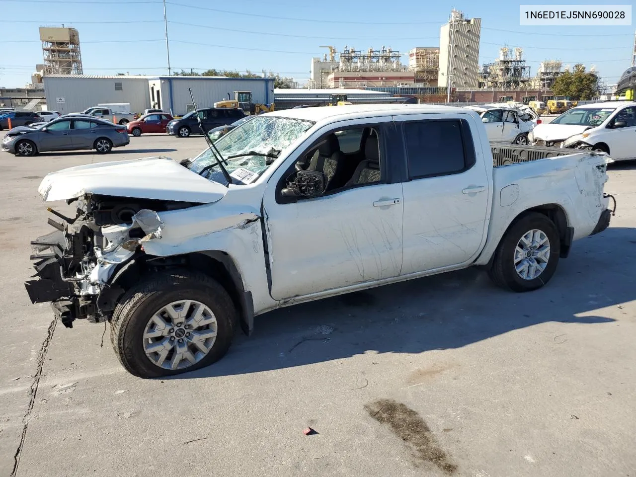 2022 Nissan Frontier S VIN: 1N6ED1EJ5NN690028 Lot: 77820014