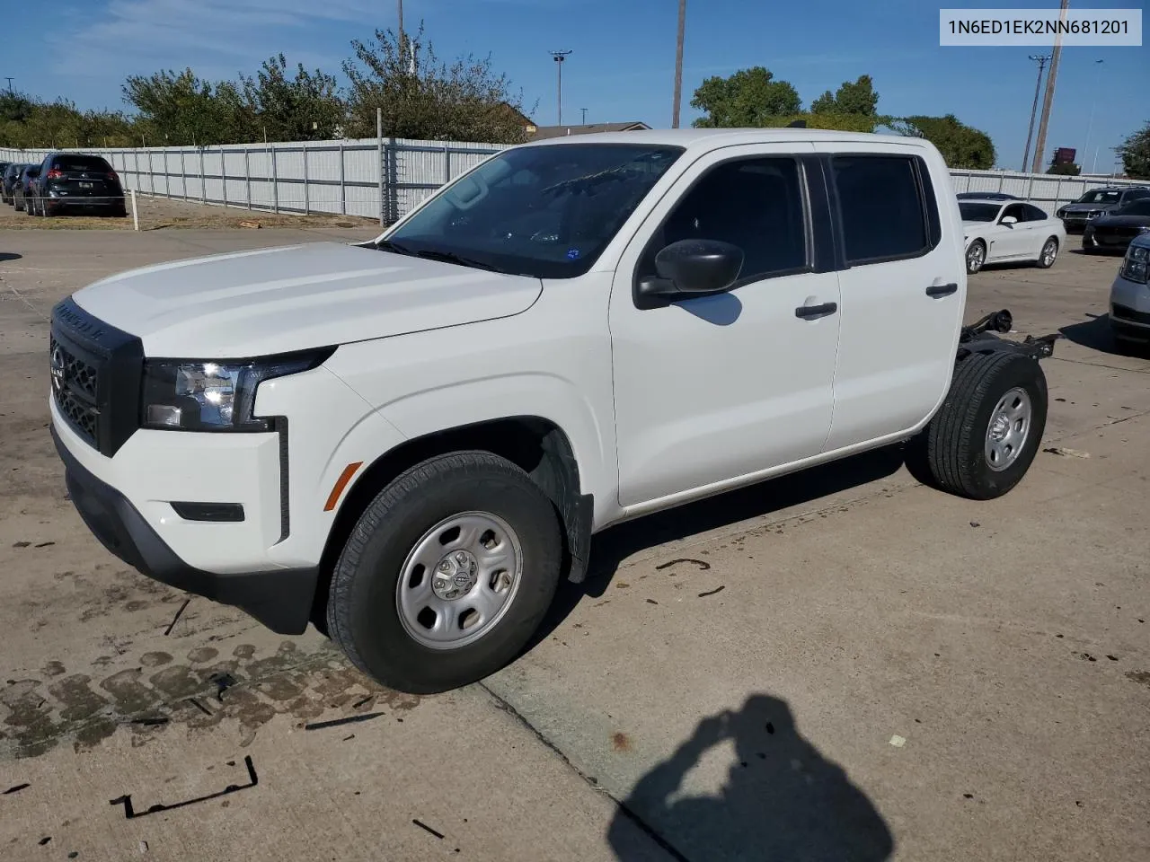 2022 Nissan Frontier S VIN: 1N6ED1EK2NN681201 Lot: 77988364