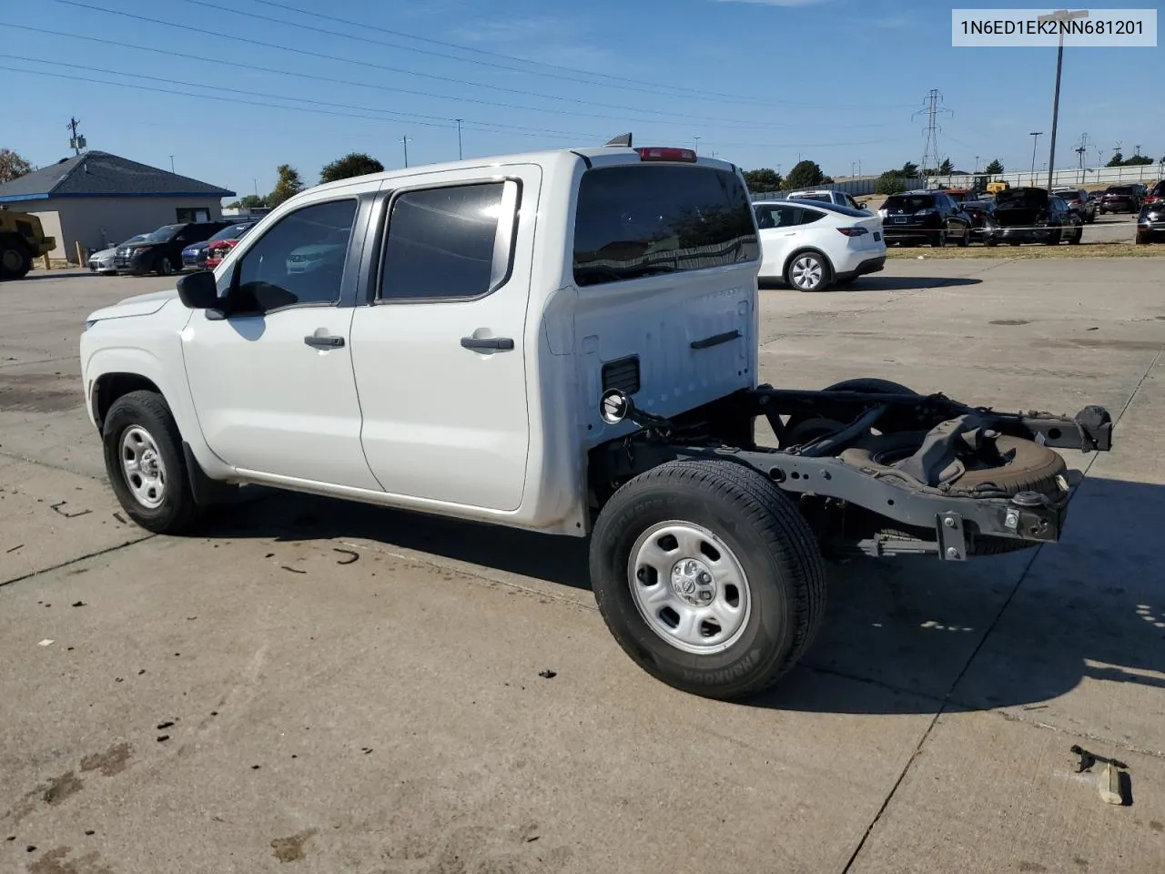 1N6ED1EK2NN681201 2022 Nissan Frontier S