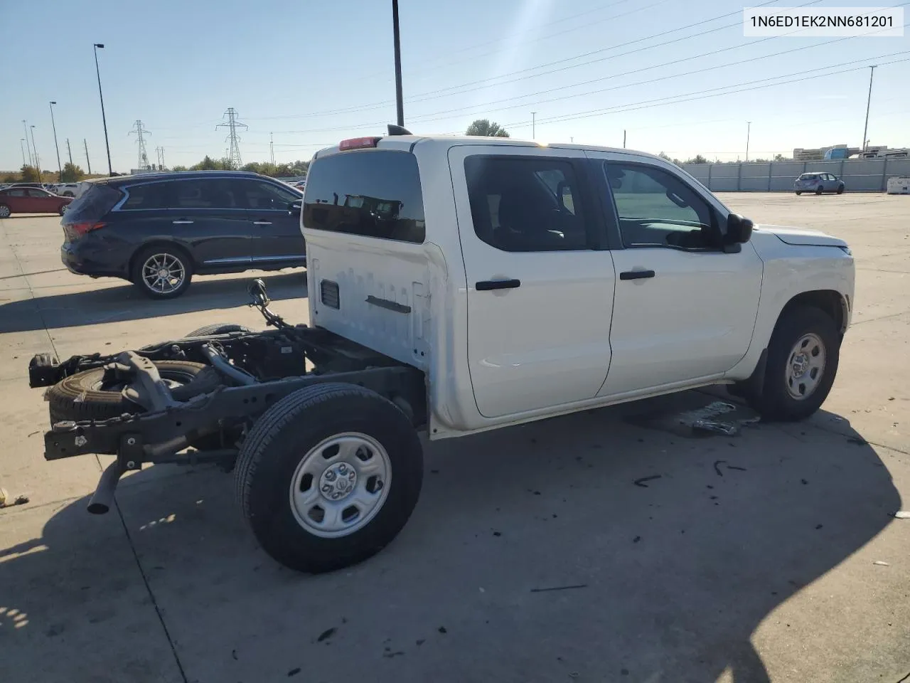 2022 Nissan Frontier S VIN: 1N6ED1EK2NN681201 Lot: 77988364