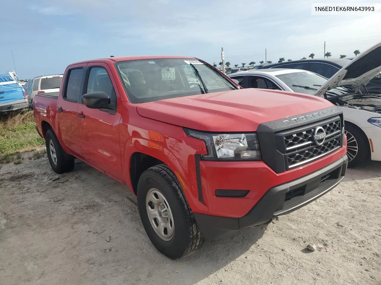 2024 Nissan Frontier S VIN: 1N6ED1EK6RN643993 Lot: 74996494