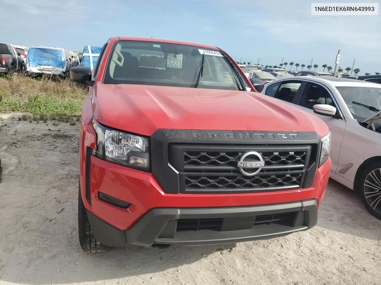 2024 Nissan Frontier S VIN: 1N6ED1EK6RN643993 Lot: 74996494