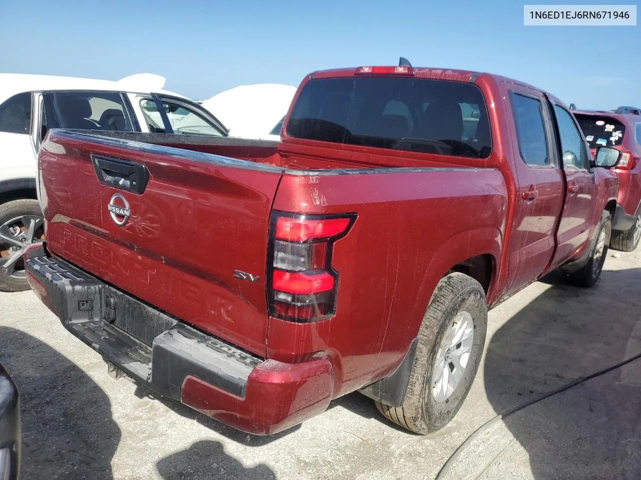 2024 Nissan Frontier S VIN: 1N6ED1EJ6RN671946 Lot: 75996404