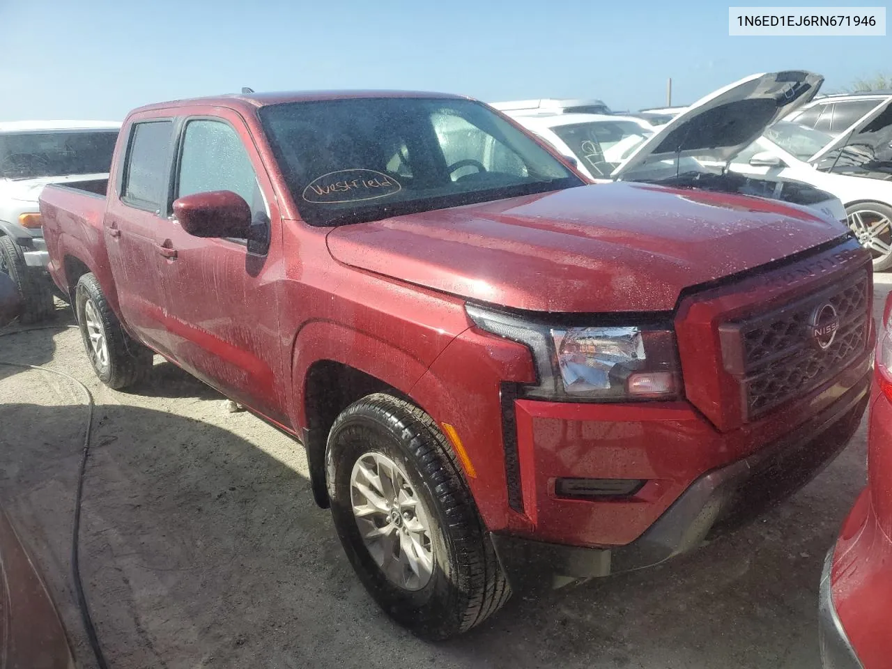 2024 Nissan Frontier S VIN: 1N6ED1EJ6RN671946 Lot: 75996404