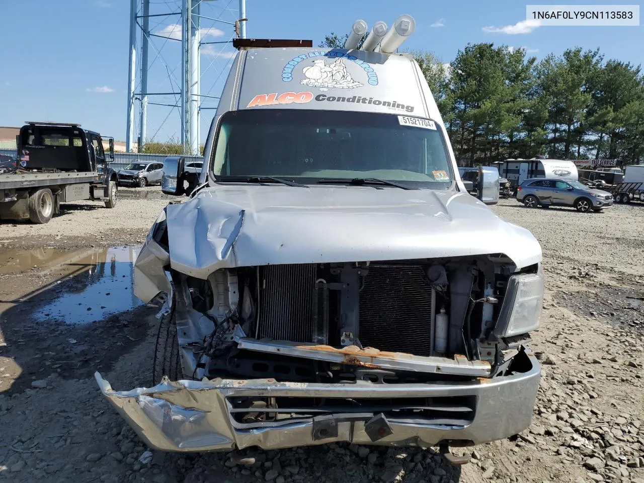 2012 Nissan Nv 2500 VIN: 1N6AF0LY9CN113583 Lot: 51521704