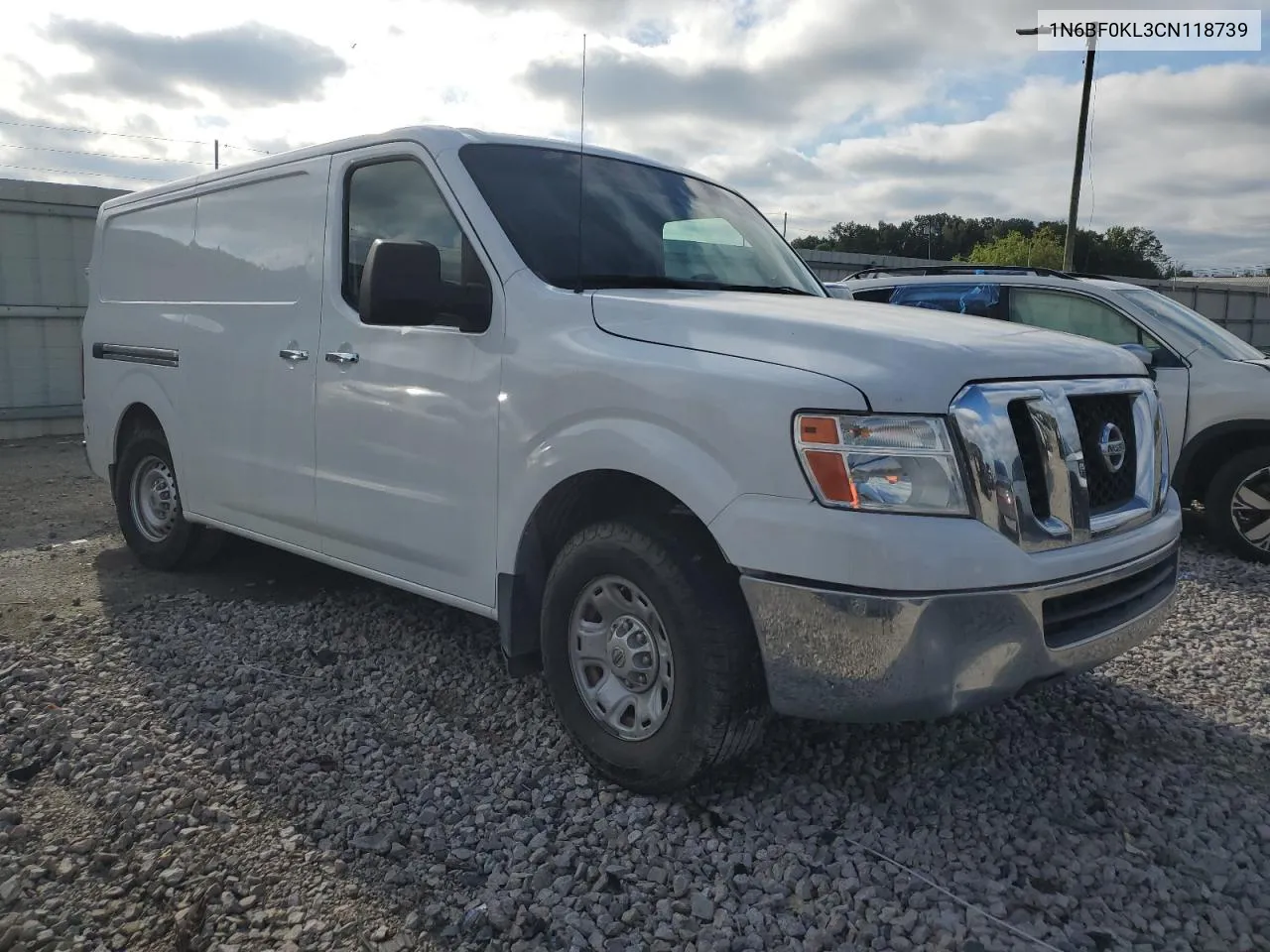 2012 Nissan Nv 1500 VIN: 1N6BF0KL3CN118739 Lot: 70406924