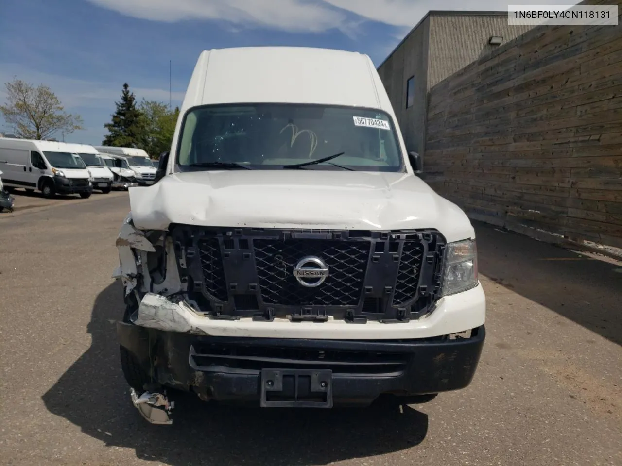 2012 Nissan Nv 2500 VIN: 1N6BF0LY4CN118131 Lot: 72725134