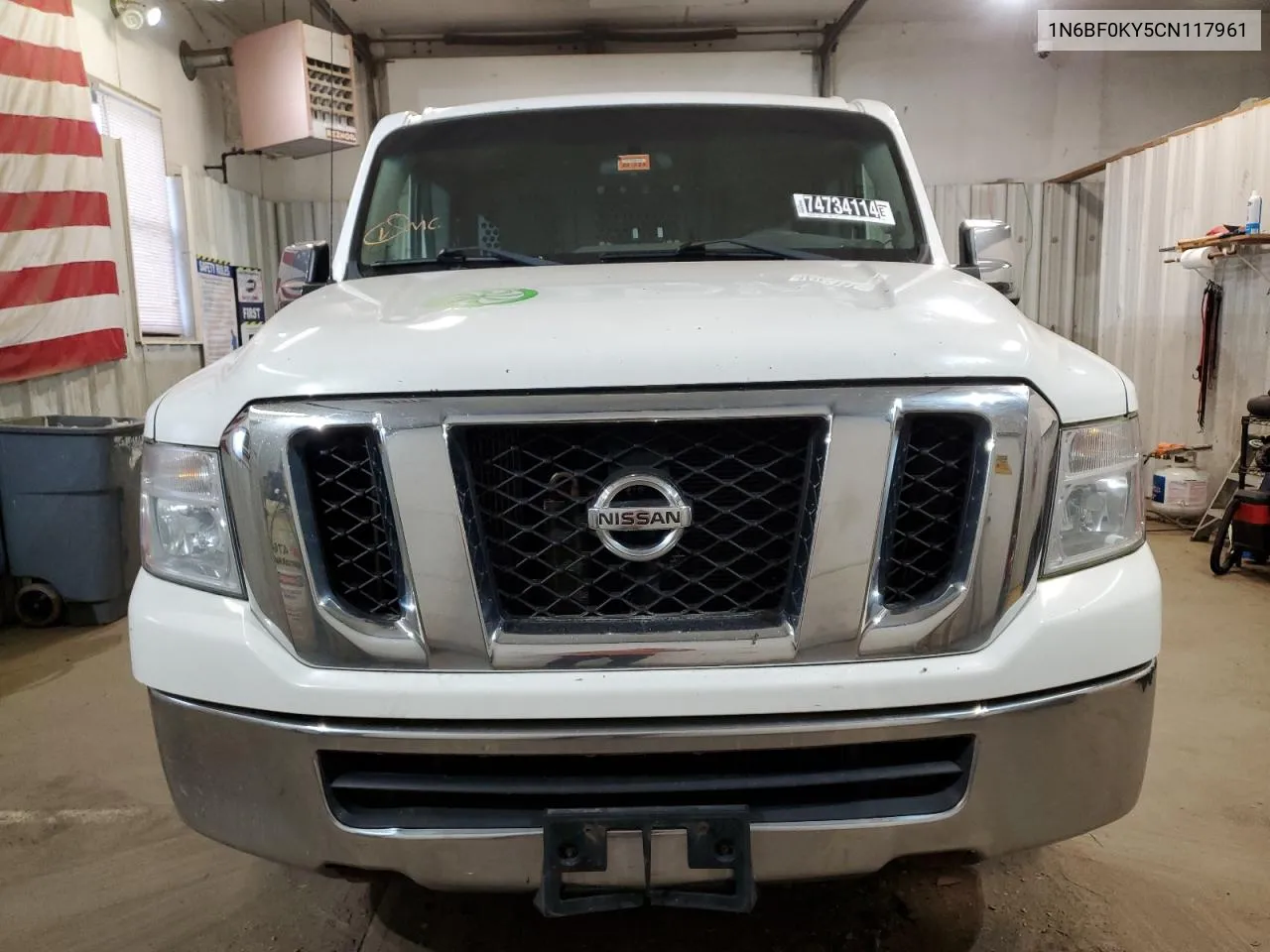 2012 Nissan Nv 1500 VIN: 1N6BF0KY5CN117961 Lot: 74734114