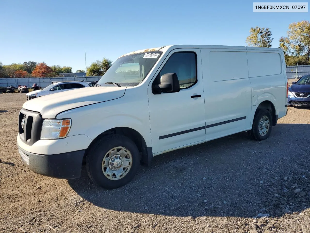 2012 Nissan Nv 1500 VIN: 1N6BF0KMXCN107097 Lot: 75856974