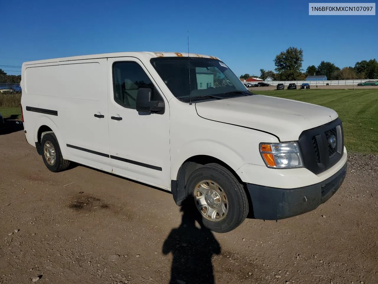 2012 Nissan Nv 1500 VIN: 1N6BF0KMXCN107097 Lot: 75856974