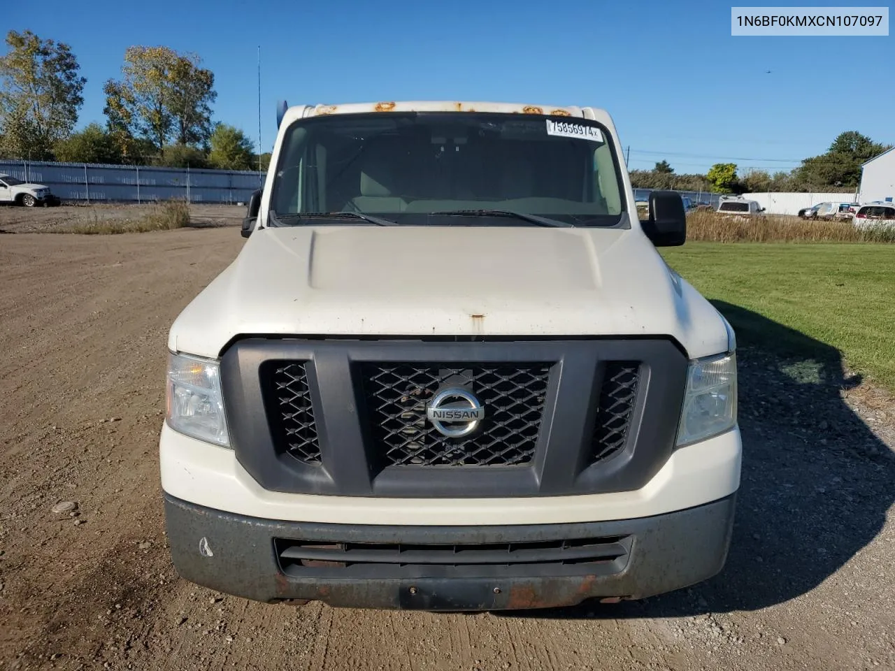 2012 Nissan Nv 1500 VIN: 1N6BF0KMXCN107097 Lot: 75856974