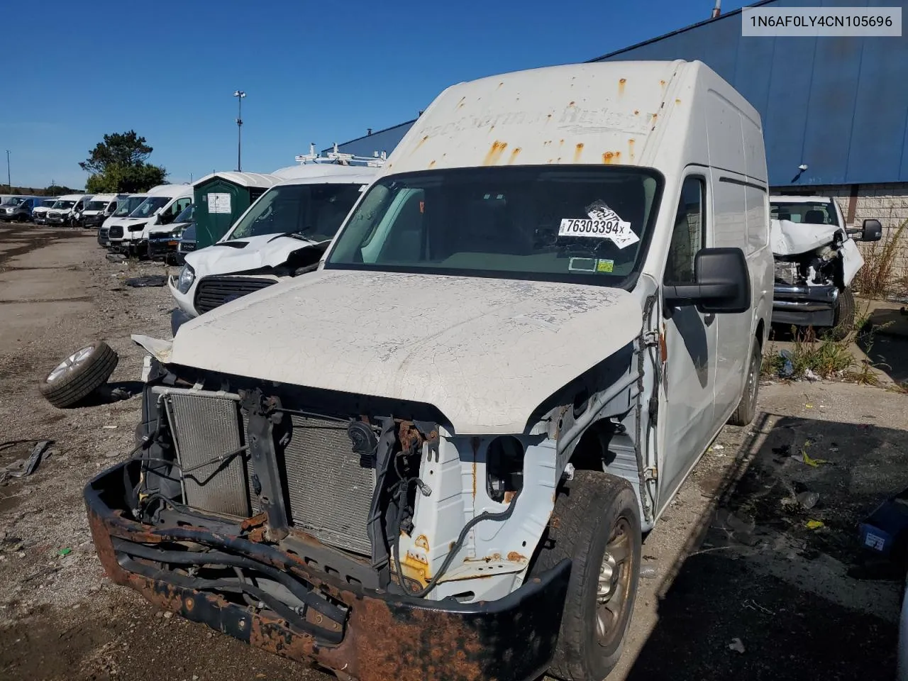 2012 Nissan Nv 2500 VIN: 1N6AF0LY4CN105696 Lot: 76303394