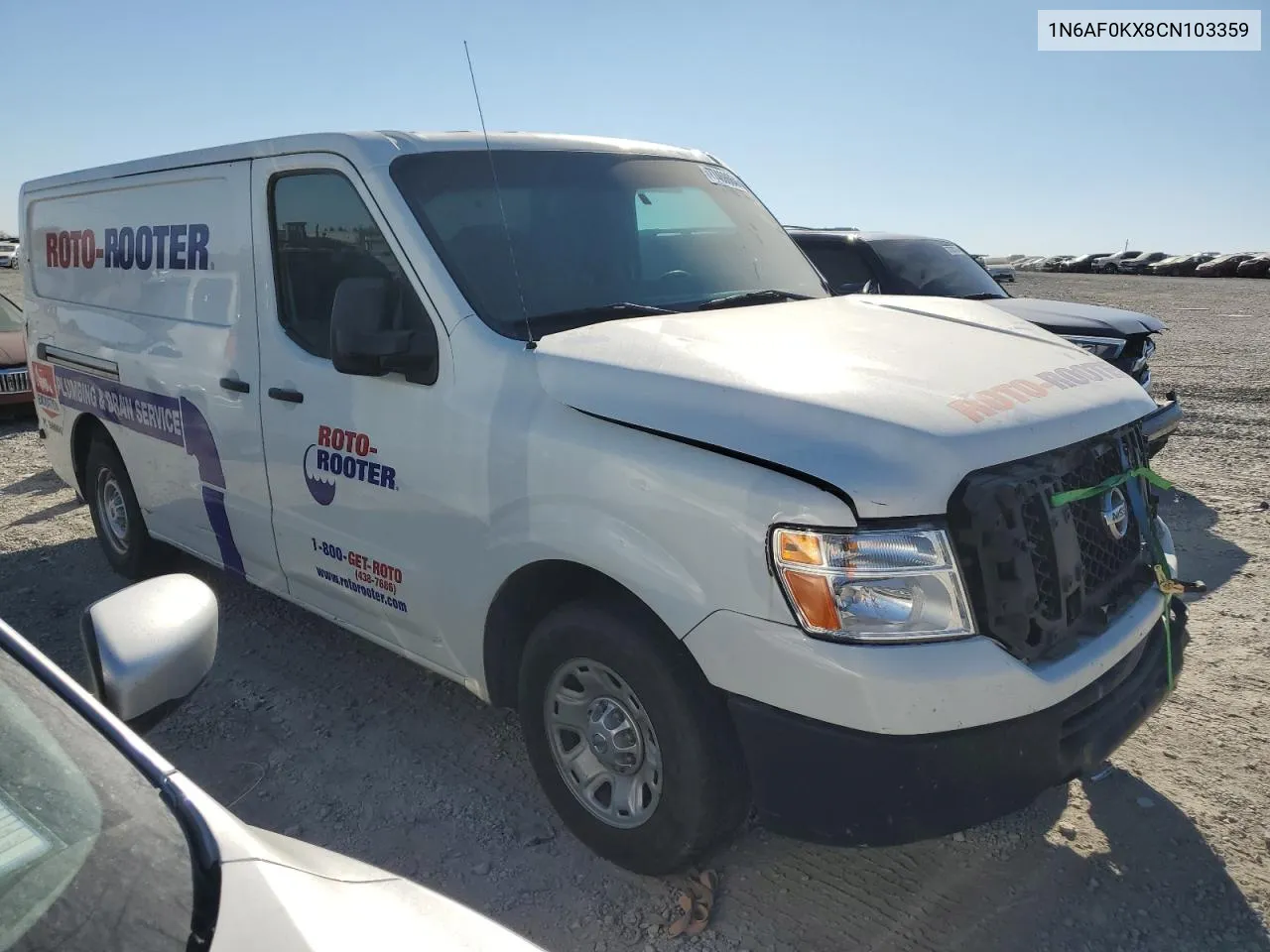 2012 Nissan Nv 2500 VIN: 1N6AF0KX8CN103359 Lot: 77468664