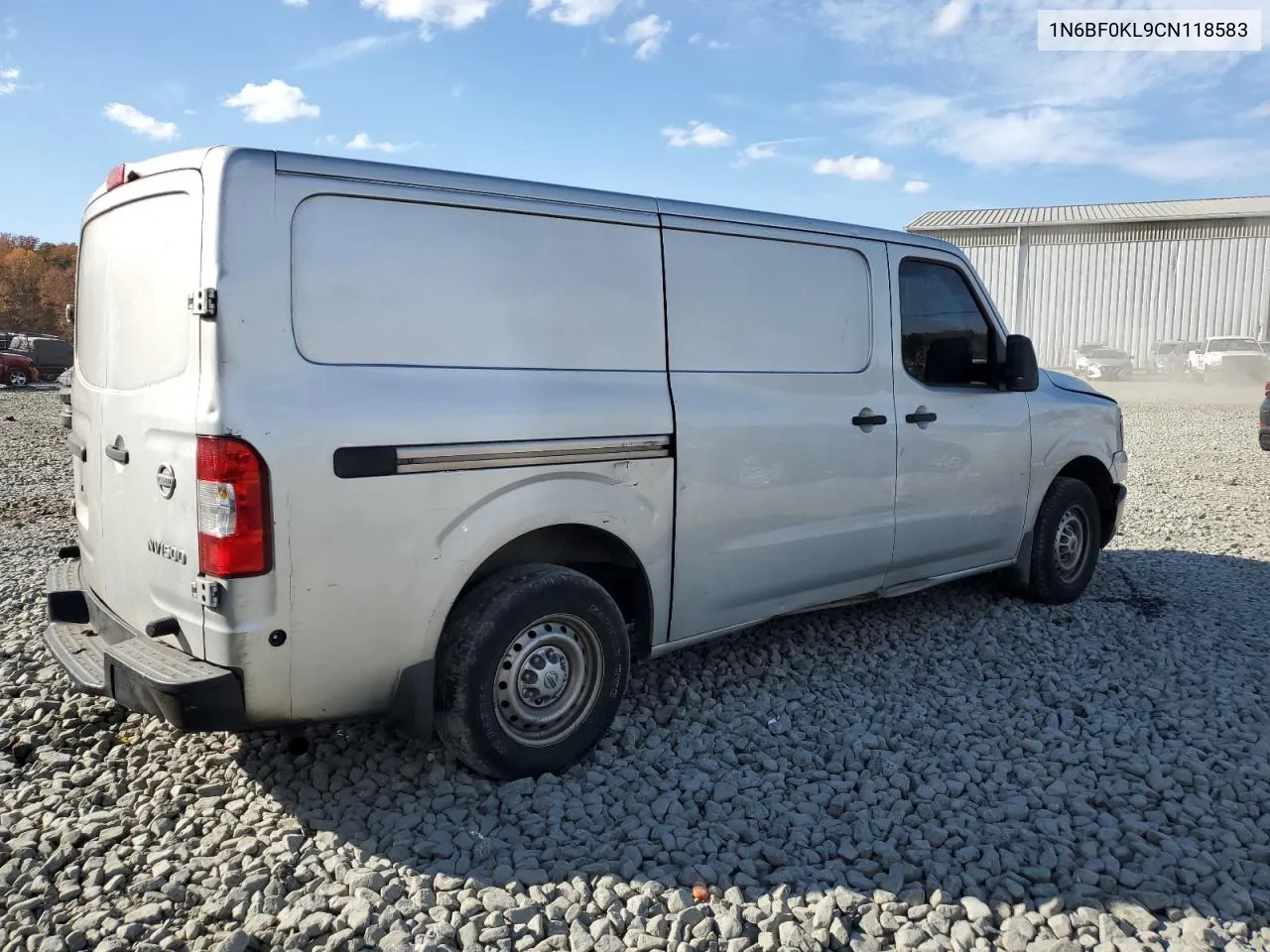 2012 Nissan Nv 1500 VIN: 1N6BF0KL9CN118583 Lot: 77945874