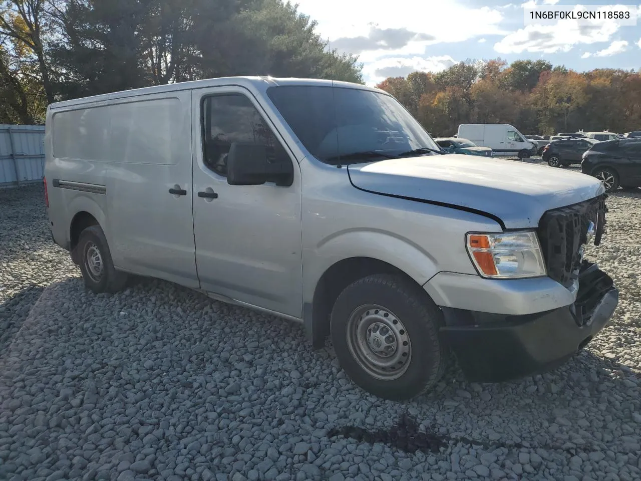 2012 Nissan Nv 1500 VIN: 1N6BF0KL9CN118583 Lot: 77945874