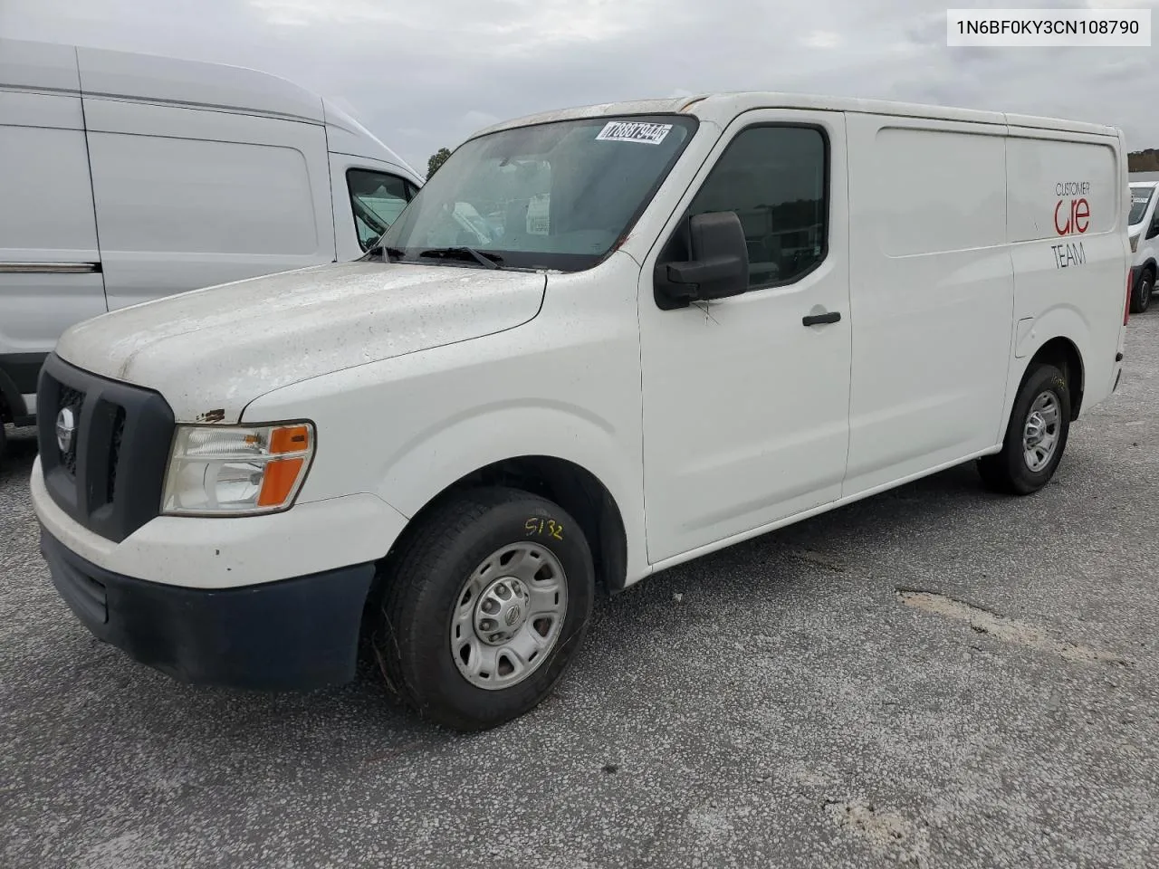 2012 Nissan Nv 1500 VIN: 1N6BF0KY3CN108790 Lot: 78887944