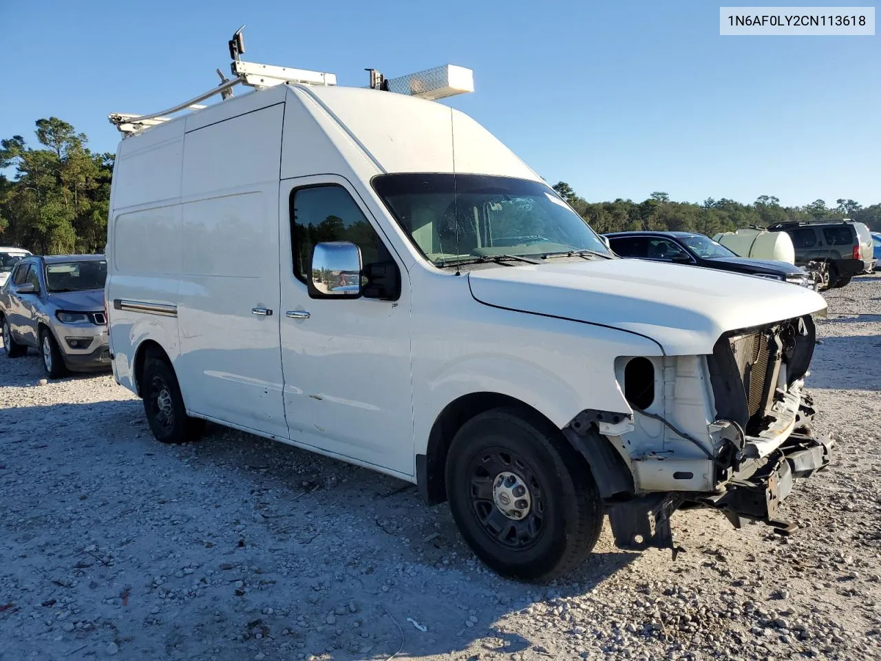 2012 Nissan Nv 2500 VIN: 1N6AF0LY2CN113618 Lot: 80345224