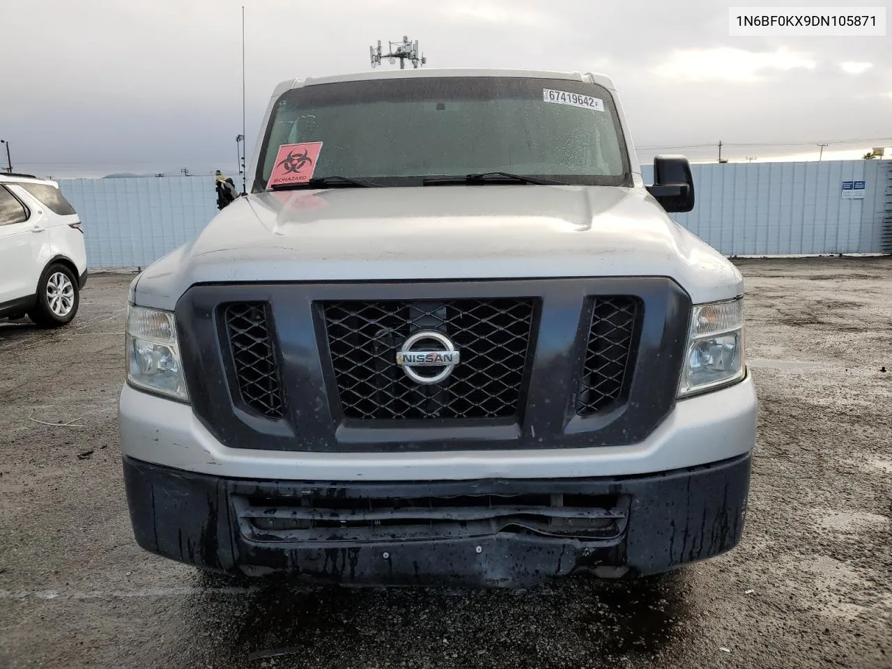 2013 Nissan Nv 1500 VIN: 1N6BF0KX9DN105871 Lot: 67419642