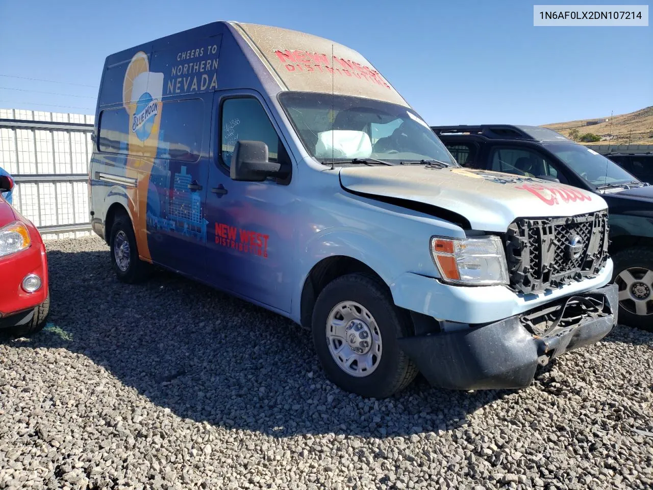 2013 Nissan Nv 2500 VIN: 1N6AF0LX2DN107214 Lot: 71251594