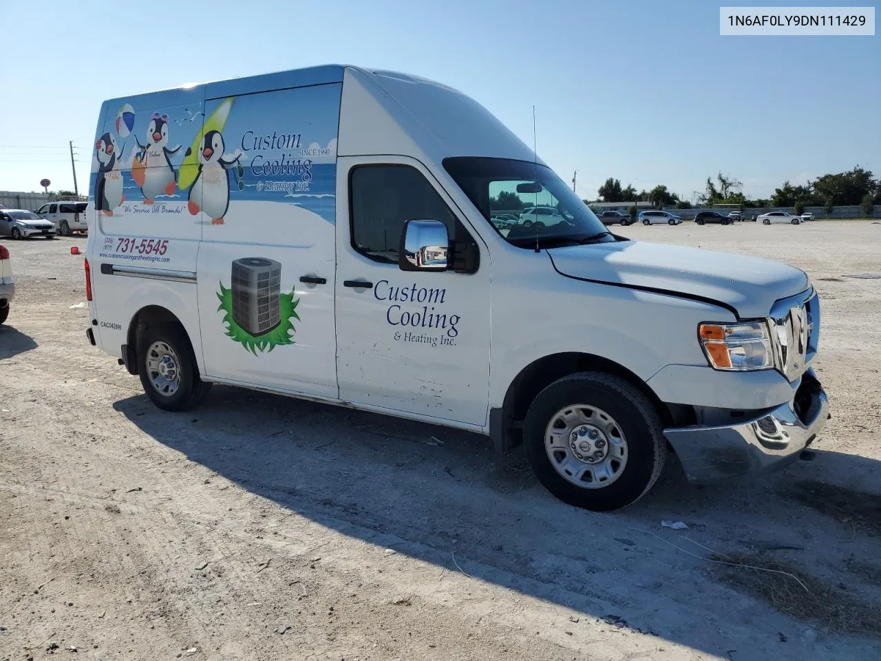 2013 Nissan Nv 2500 VIN: 1N6AF0LY9DN111429 Lot: 71592864