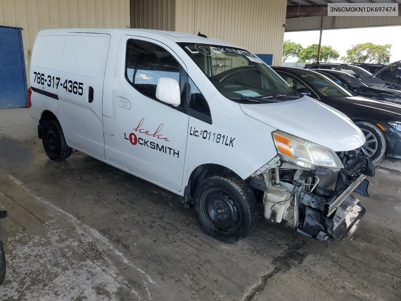 2013 Nissan Nv200 2.5S VIN: 3N6CM0KN1DK697474 Lot: 72153224