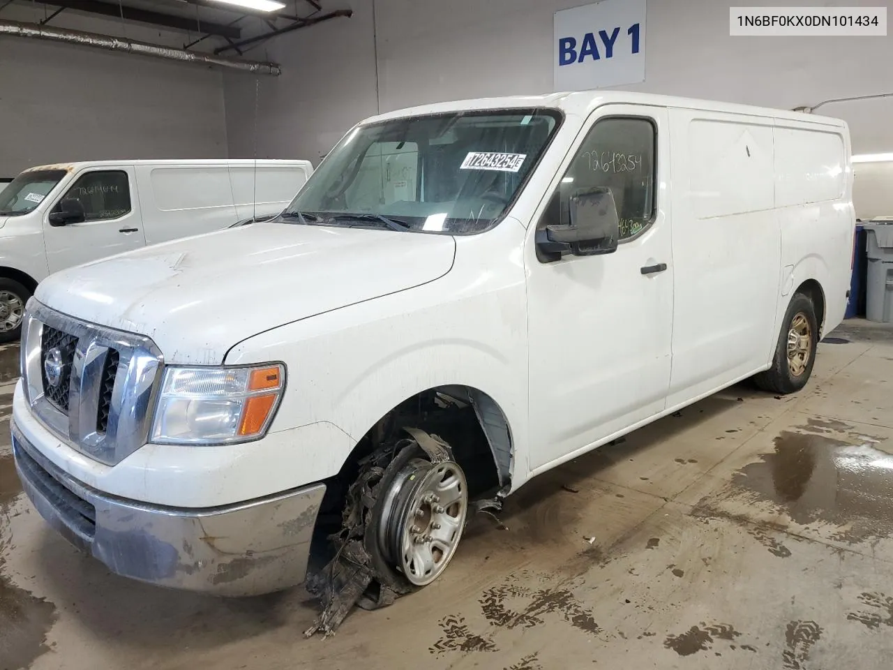 2013 Nissan Nv 1500 VIN: 1N6BF0KX0DN101434 Lot: 72643254