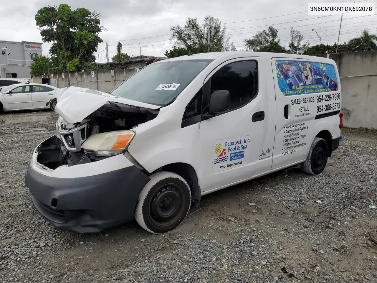 2013 Nissan Nv200 2.5S VIN: 3N6CM0KN1DK692078 Lot: 74943874