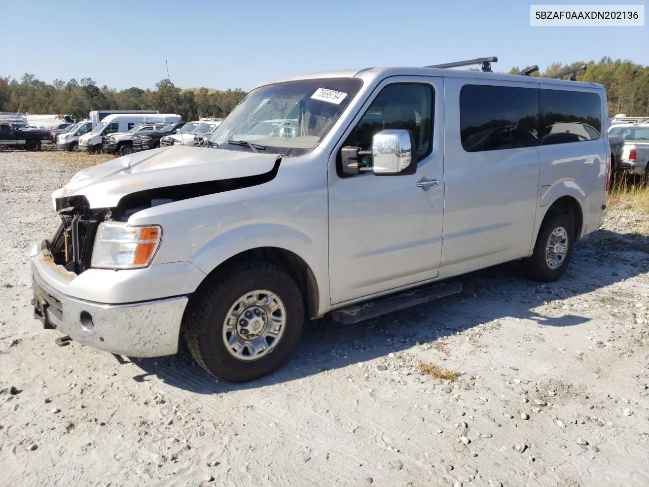 2013 Nissan Nv 3500 S VIN: 5BZAF0AAXDN202136 Lot: 75699794