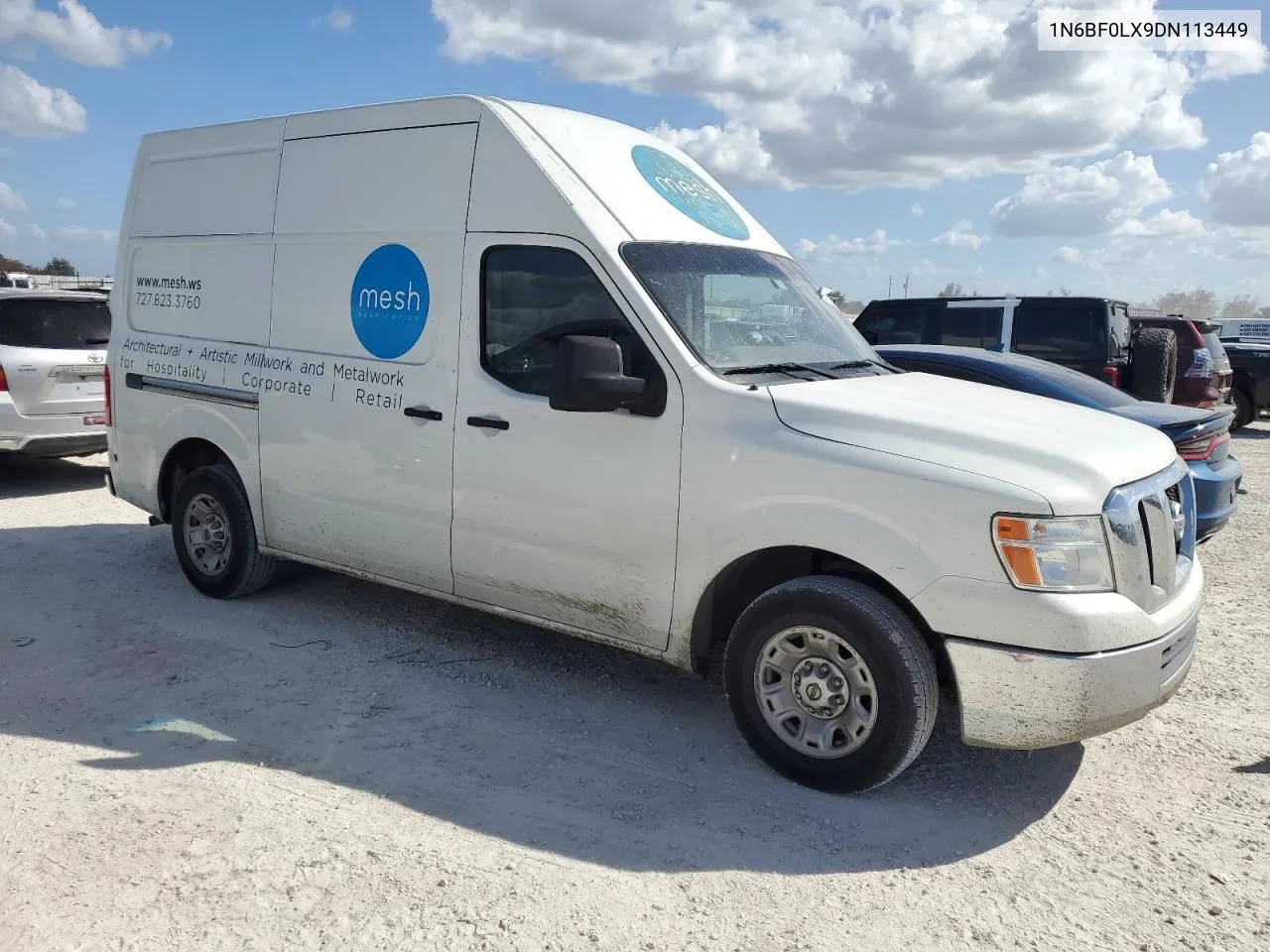 2013 Nissan Nv 2500 VIN: 1N6BF0LX9DN113449 Lot: 76904354