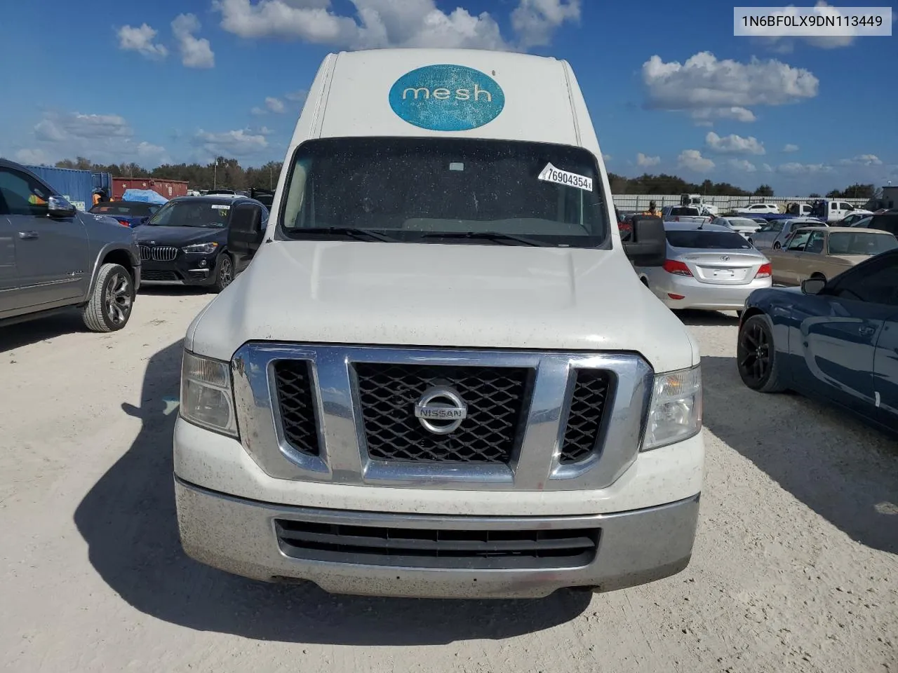 2013 Nissan Nv 2500 VIN: 1N6BF0LX9DN113449 Lot: 76904354