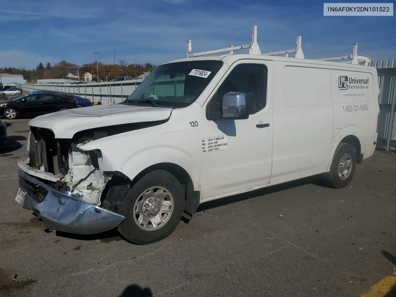 2013 Nissan Nv 2500 VIN: 1N6AF0KY2DN101522 Lot: 77019824